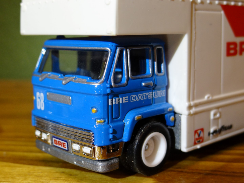 Truck cab is metallic blue!
